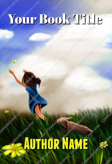 Child chasing butterfly
